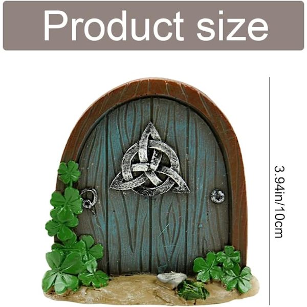 1 Stycke Fe Dörren Miniatyr Pixie Dörren Magisk Miniatyr