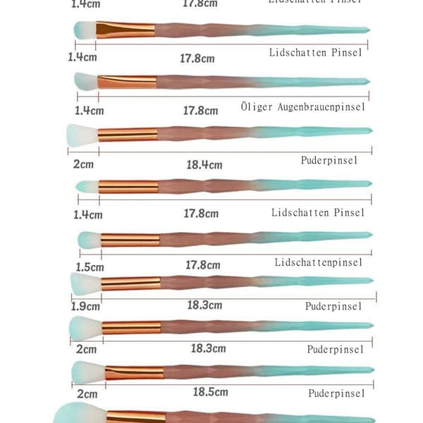 Nincee Makeup Brushes, 20-stykker, Premium Kosmetisk Makeup Brush Set til KLB