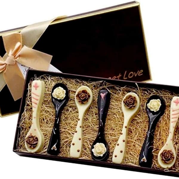 Silikon sjokoladefrom skje silikon bakeform for sjokolade 3 silikon