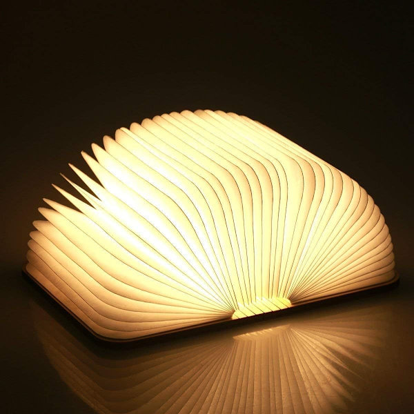 Puinen taittuva kirjalampun, magneettinen LED-kirjalampun, koristeellinen KLB