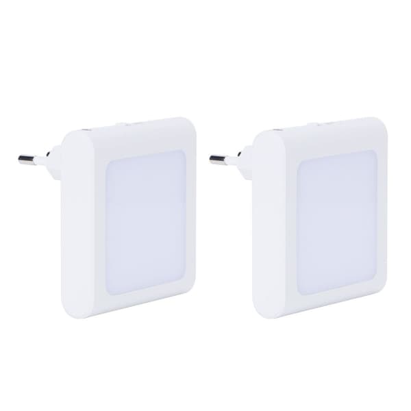 2 stk. LED-hjemmenatlys Smart Sensor Soveværelse Natlys KLB