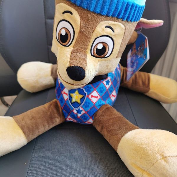 Paw Patrol Vinter Chase XXL Plys Figur Stoppet Dyr Kæle Dyr 50 cm KLB