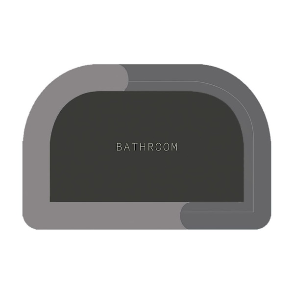 Diatoméjordörrmatta, absorberande pad, badrumsdörrmatta, halkfri fotmatta, badrum