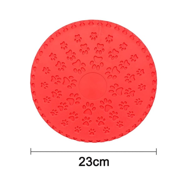 Mjuk hundfrisbee/hundfrisbeeskiva, diameter ca. 23 cm orange KLB