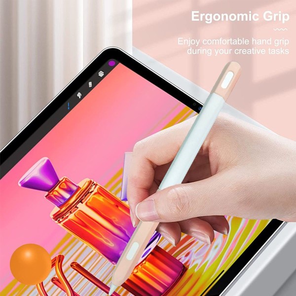 Apple Pencil skyddande case: toppskydd för Apple Pink KLB