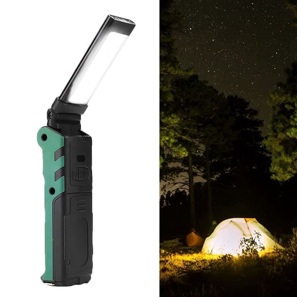 Bærbar utendørs LED lommelykt nødlys USB KLB