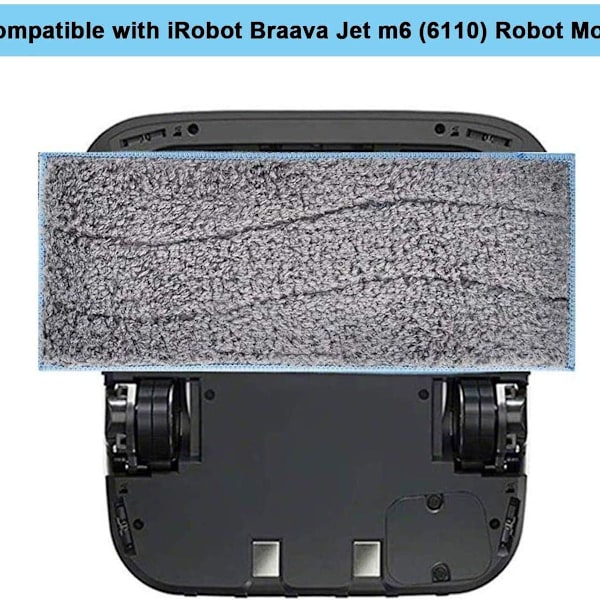 Pestävä ja uudelleenkäytettävä moppipää robottimoppiin