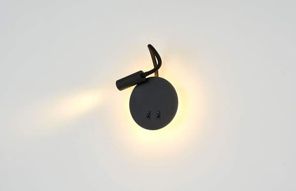 3W + 8W LED Sänglampa för Läsning LED Flexibel Svan