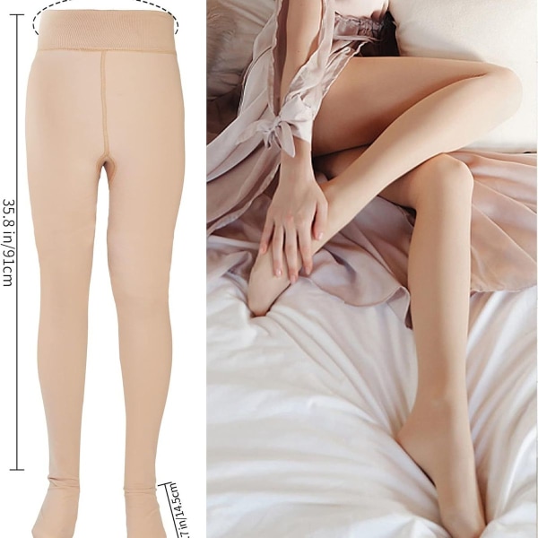 Kvinner Leggings Varme Tights Fôret Slim Termiske Tights KLB