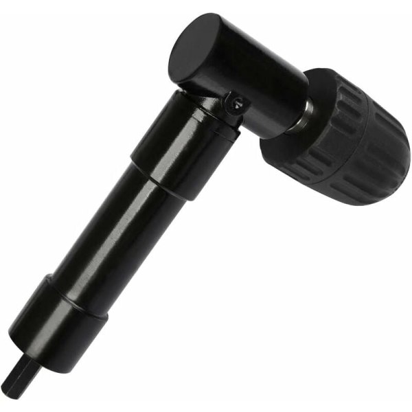 90° Självspännande rätvinklig chuck, snabbkoppling borr armbågschuck skruvmejsel bit vinkel drivchuck borr adapter rätvinklig drivning för borr KLB