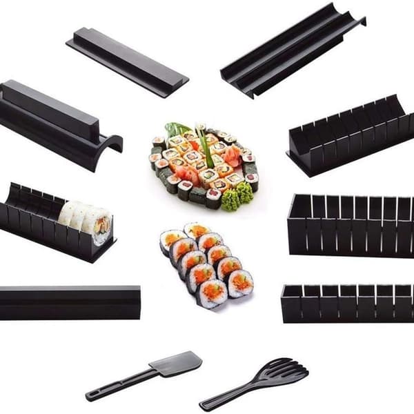 Sushi Maker Kit 10 delar Komplett Sushi Making Kit DIY Sushi Set för nybörjare