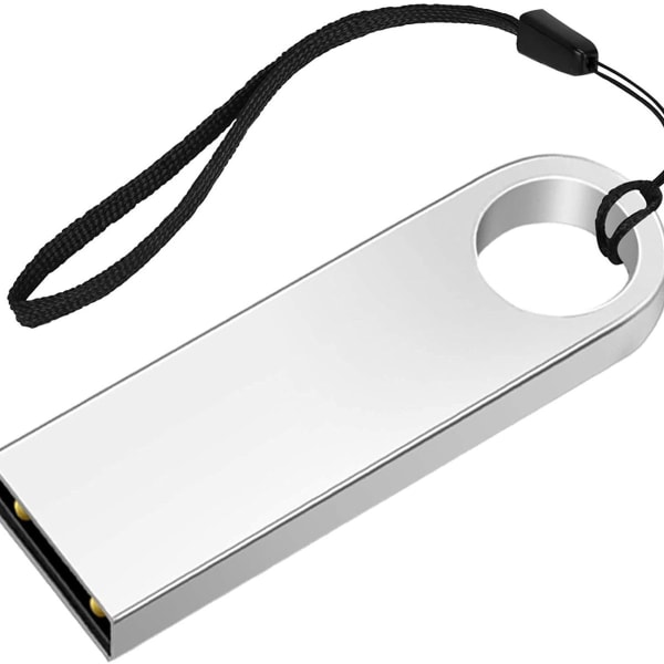 64GB USB Flash Drive, Portabler 32GB USB Flash Drive med Hook Pen Drive USB KLB