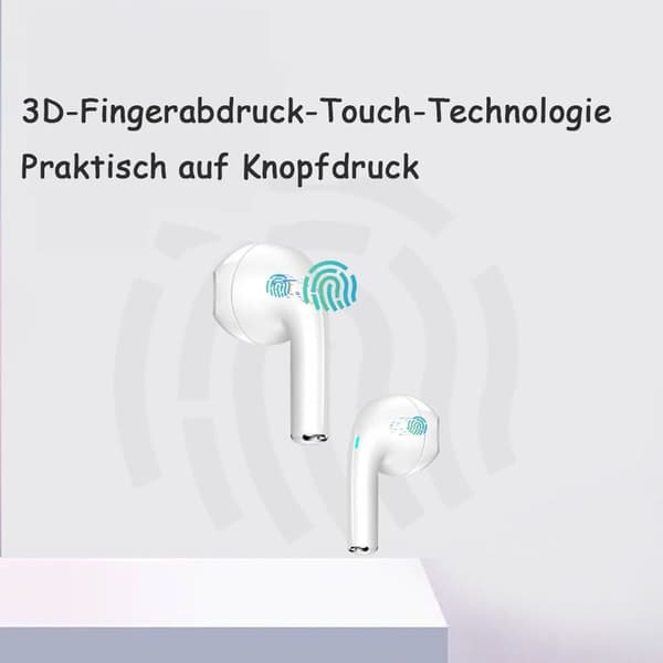 Bluetooth-hörlurar, trådlösa hörlurar med djup bas