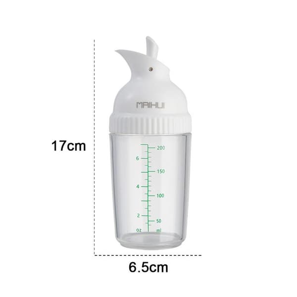 Liten salladsdressing shaker salladsdressing shaker, dressing vit