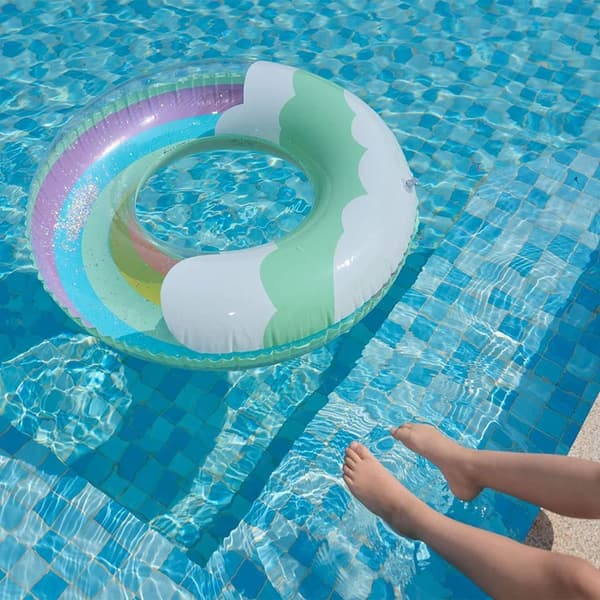 Uppblåsbar boj sommar simring uppblåsbar pool flyta pool fest pool
