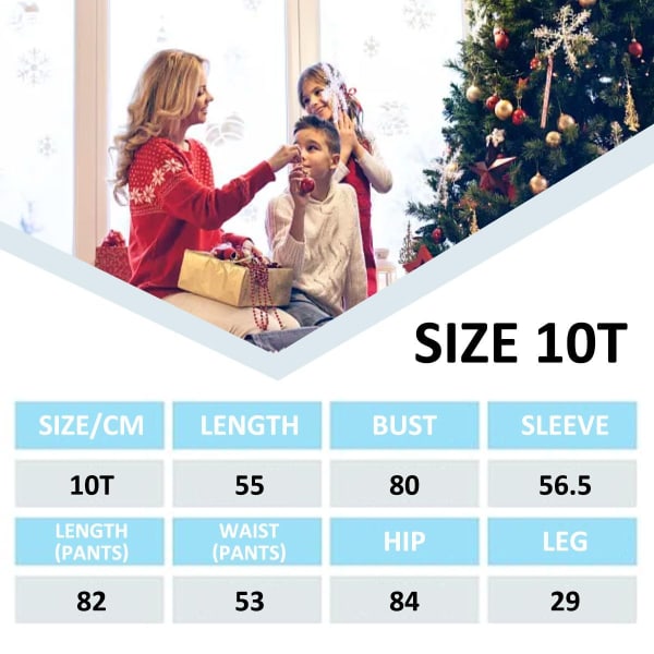 Matchende familiepyjamassæt med jule-PJs bogstavtryk KLB