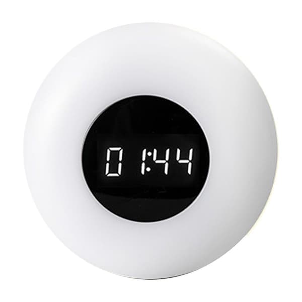 Rund timer nattlys, plassbesparende, 2 i justerbar ABS KLB