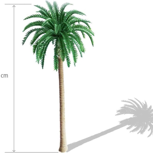 Model kokosnøddepalme landskabsmodel træ, plastik kokosnøddepalme KLB