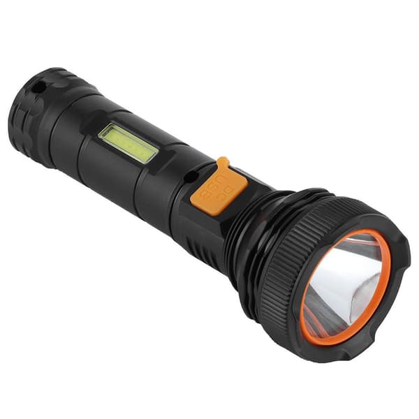 Lommelykt, superlys, justerbar, USB-lading KLB