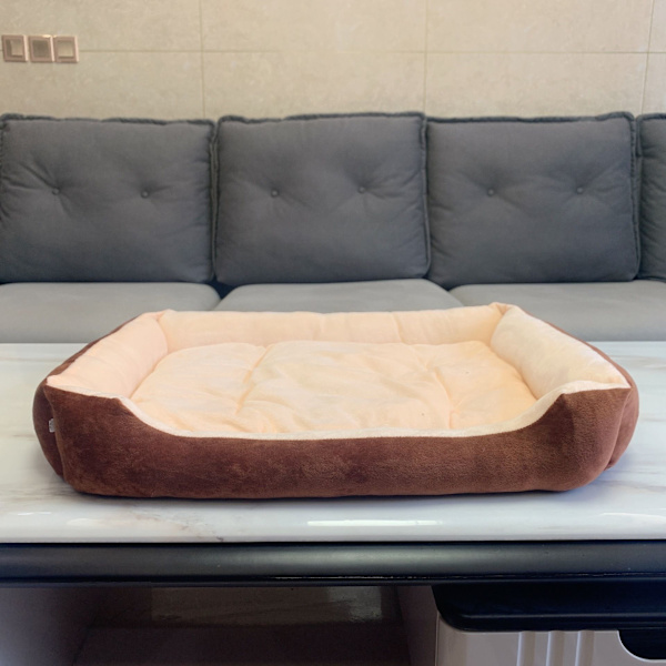 Four Seasons Kennel Kattetoilet Kæledyr Tilbehør Golden Retriever Stor Lille Hund Kæledyr Rede Brun 50CM