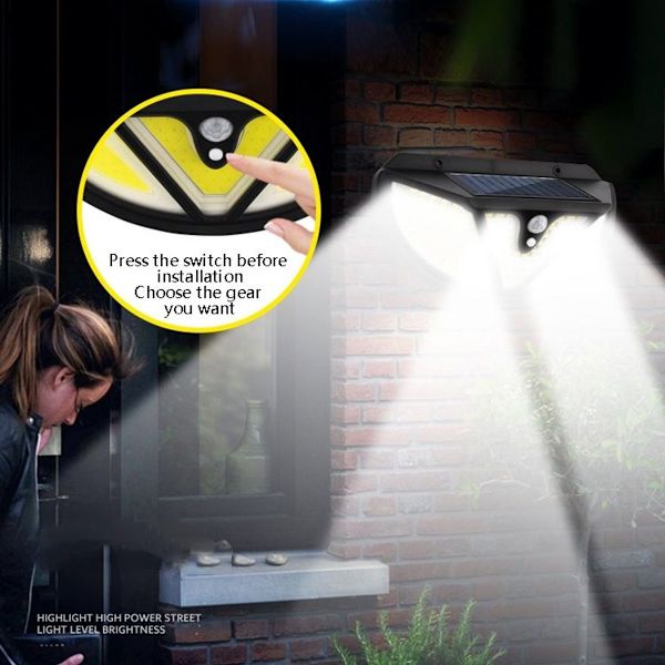 TG-TY074 Solcellsensor för utomhusväggbelysning i trädgården, specifikationer