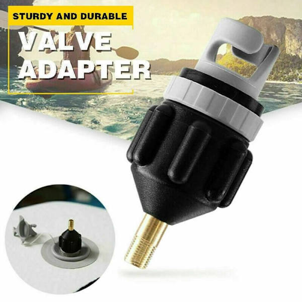 Adapter for kano, kajakk, pumpeventil, SUP, stående padlebrettkompressor