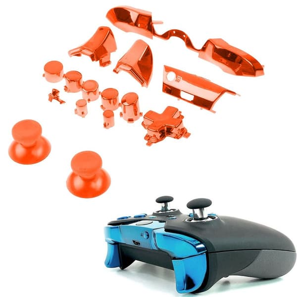 Fuld knap-sæt til Xbox One / Elite-controllere (3,5 mm orange KLB