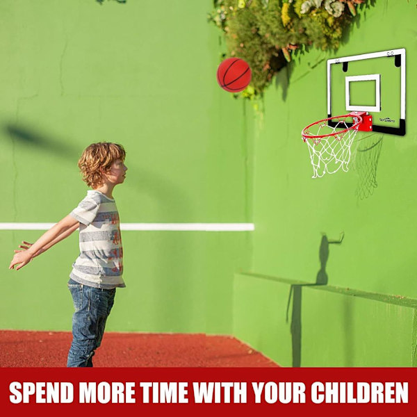 Minibasketballkurv for barn, basketballkurv for døren