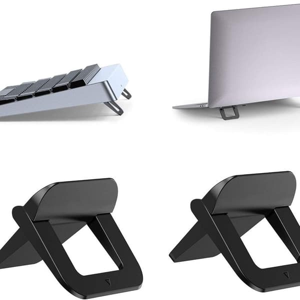 Bærbar computer stand foldbar usynlig køling mini bærbar gummi pad stand,