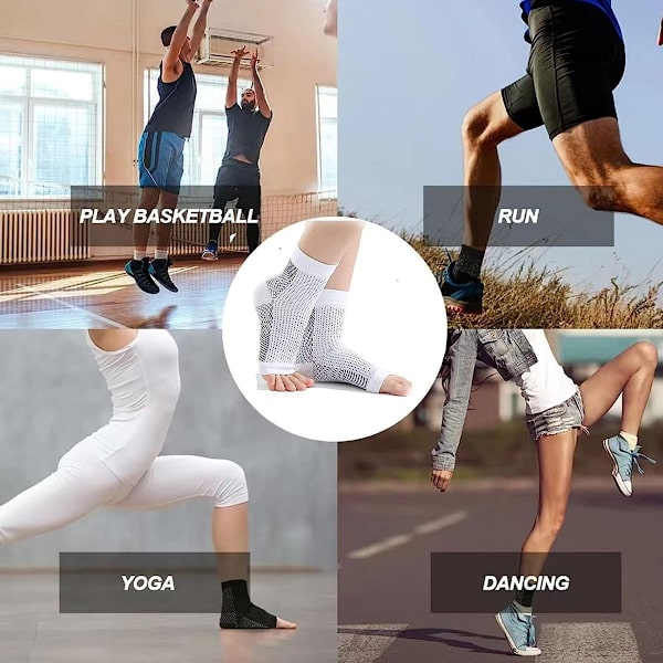 3 par med Soothe Relief kompresjonsstrømper, fitness kompresjon L/XL KLB