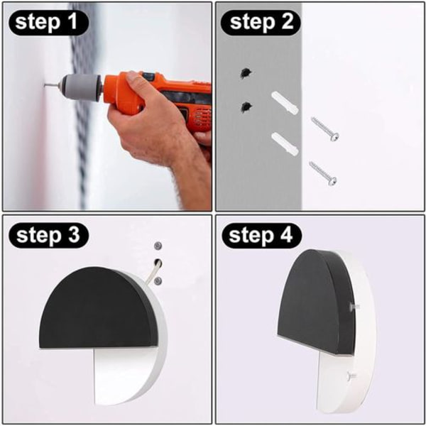 Applique murale à LED Éclairage mural décoratif modern noir with LED 12