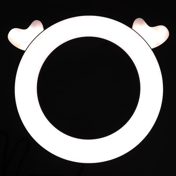 Makeup LED Ring Light med telefonklemmeholder til fotografering KLB