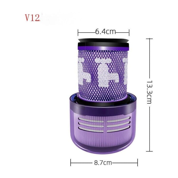 Hepa-filter til Dyson V12 Detect Slim støvsuger, del 971517-01