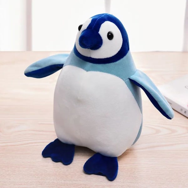 Muotoileva U-muotoinen kaulatyyny Penguins -heittotyyny Blue Penguin KLB