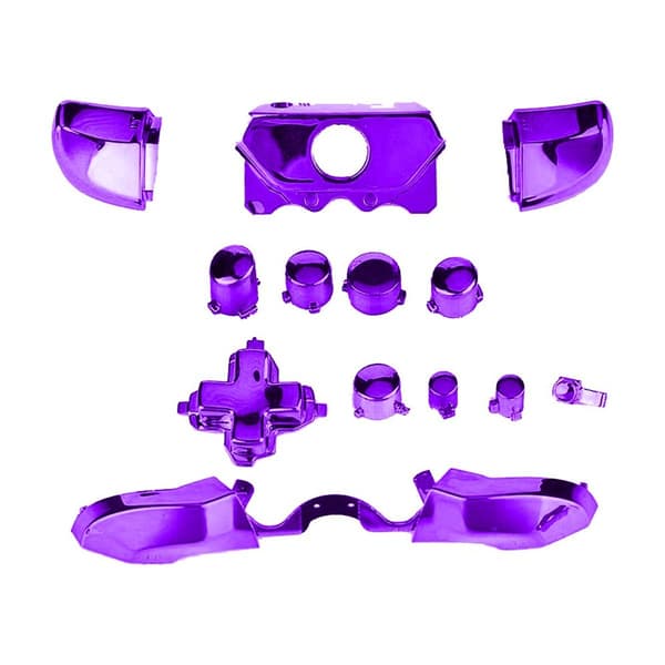 Fuld knap-sæt til Xbox One / Elite-controller (3,5 mm elektroplettering lilla KLB