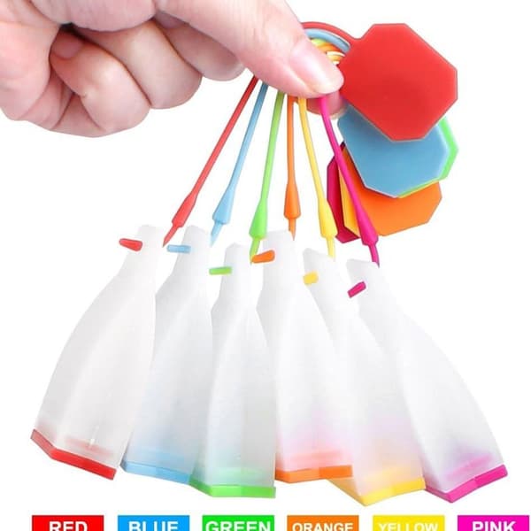 6-pack silikonteinfuser, återanvändbara, säkra lösa teinfuser