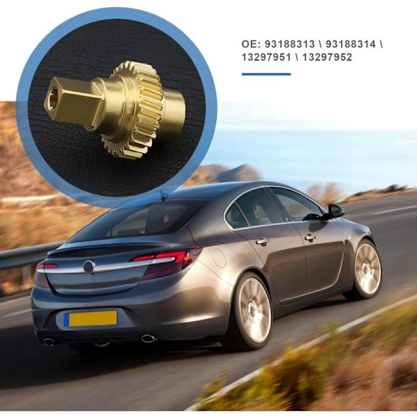 2x Auton tavaratilan hyllyn kattomoottorin messinkivaihteet yhteensopivat Vauxhall/Opel Astra 93188313 93188314 13297951 KLB