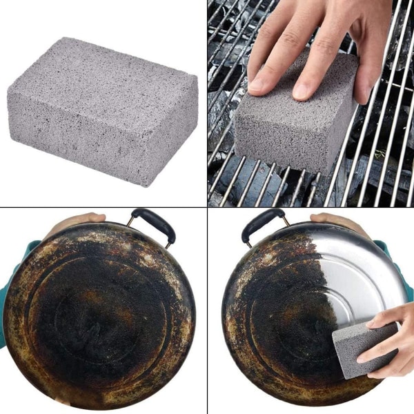 4-pack grillplattrengöringsblock, ekologisk grill