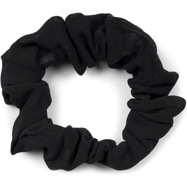 Kvinnors retro-stil rosett veckad slips, elastisk, scrunchie, fläta elastisk, hårband, färg: Svart