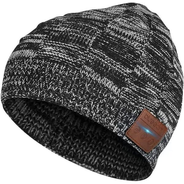 Bluetooth Toque Beanie Musik Vinterhatte til Mænd Kvinder med MIC Op til 15 Timer KLB