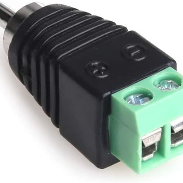 RCA-stikadapter terminalblok, RCA til AV-blok skrueforbindelse konnektor KLB