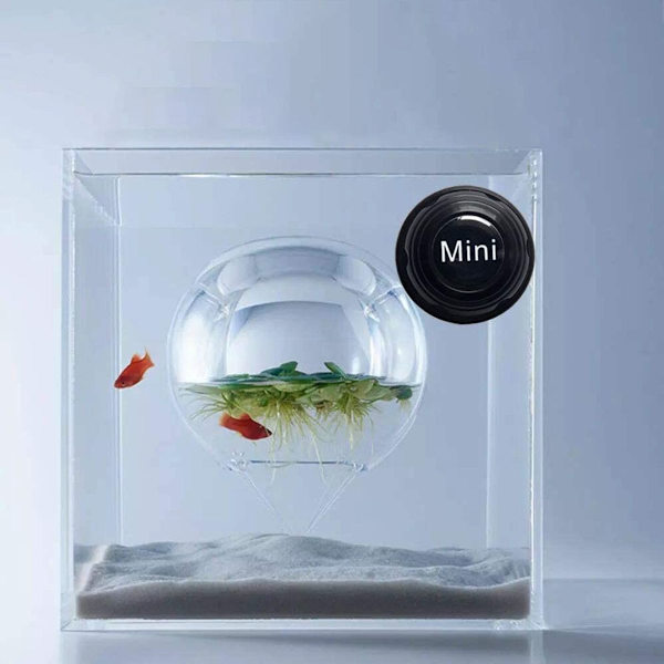 Akvariemagnetisk børste Akvarie Rengjøringsmiddel Mini Bærbar Svart KLB
