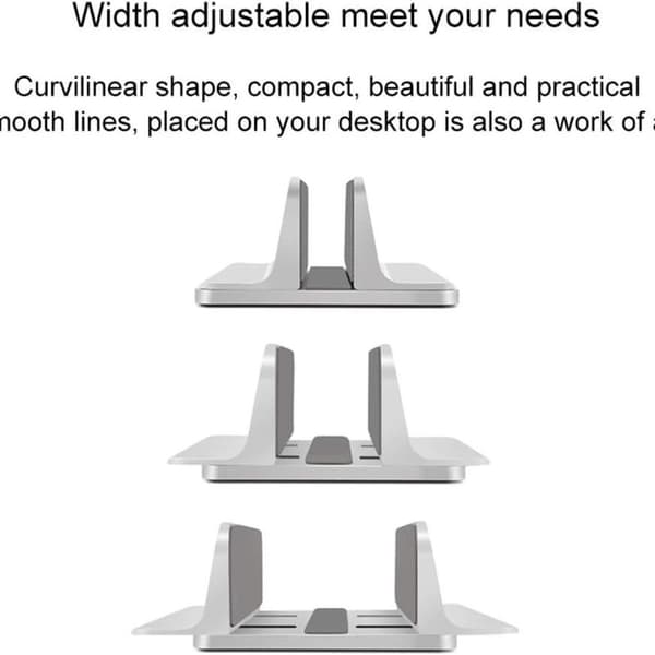 Bærbar stativ, vertikal bærbar stativ justerbart stativ for Macbook/