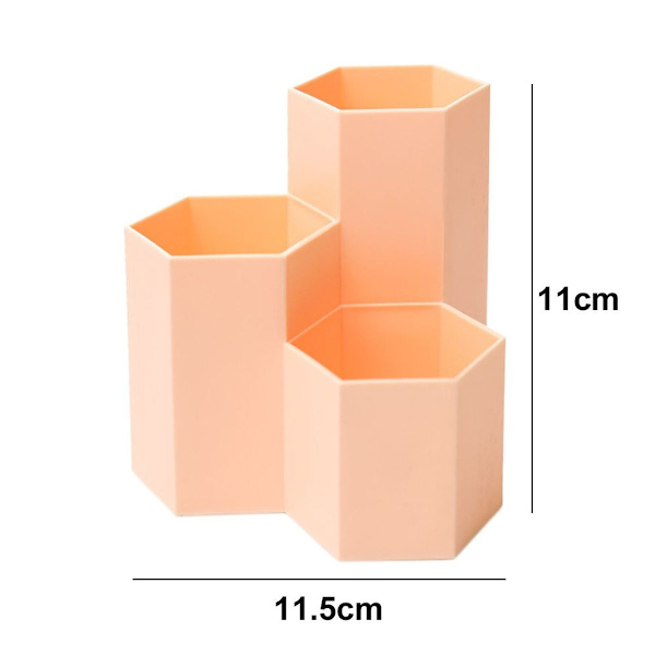 Hexagonal diamant pennholder skrivebord stasjonær for studenter rosa KLB