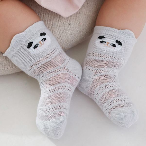 6 Par Babystrumpor Flickor Pojkar Sommar Spädbarn Småbarn M KLB