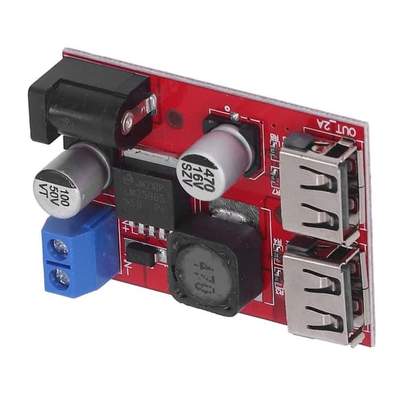 DC 6V-30V til 5V solcelle-kontrollerkort spenning KLB