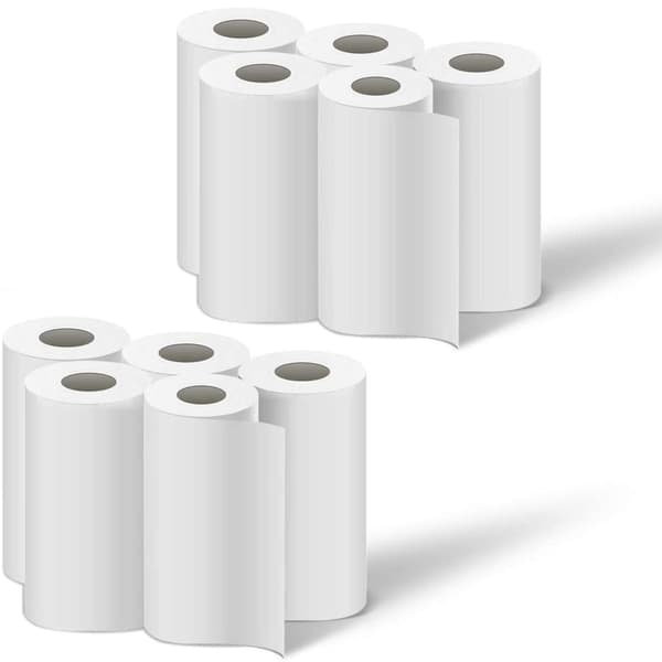 10 rullar utskriftspapper för barnkameror, direktutskrift termiskt papper,