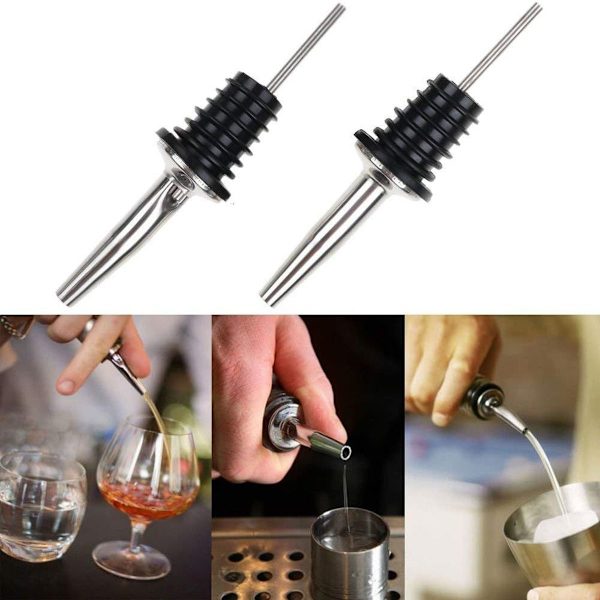Cocktail shaker sett, profesjonelt 6-delt rustfritt stål cocktail barware KLB