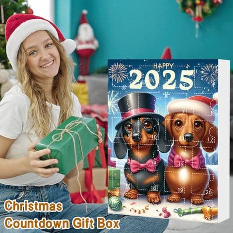 2026 Adventskalender – for hunder figurer samleobjekter miniatyrer DIY-boks jul 2026 dager