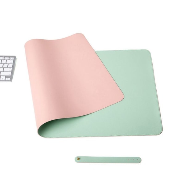 Bordmatte, skrivebordsmatte, 60 x 30cm PU bordmatte, laptop